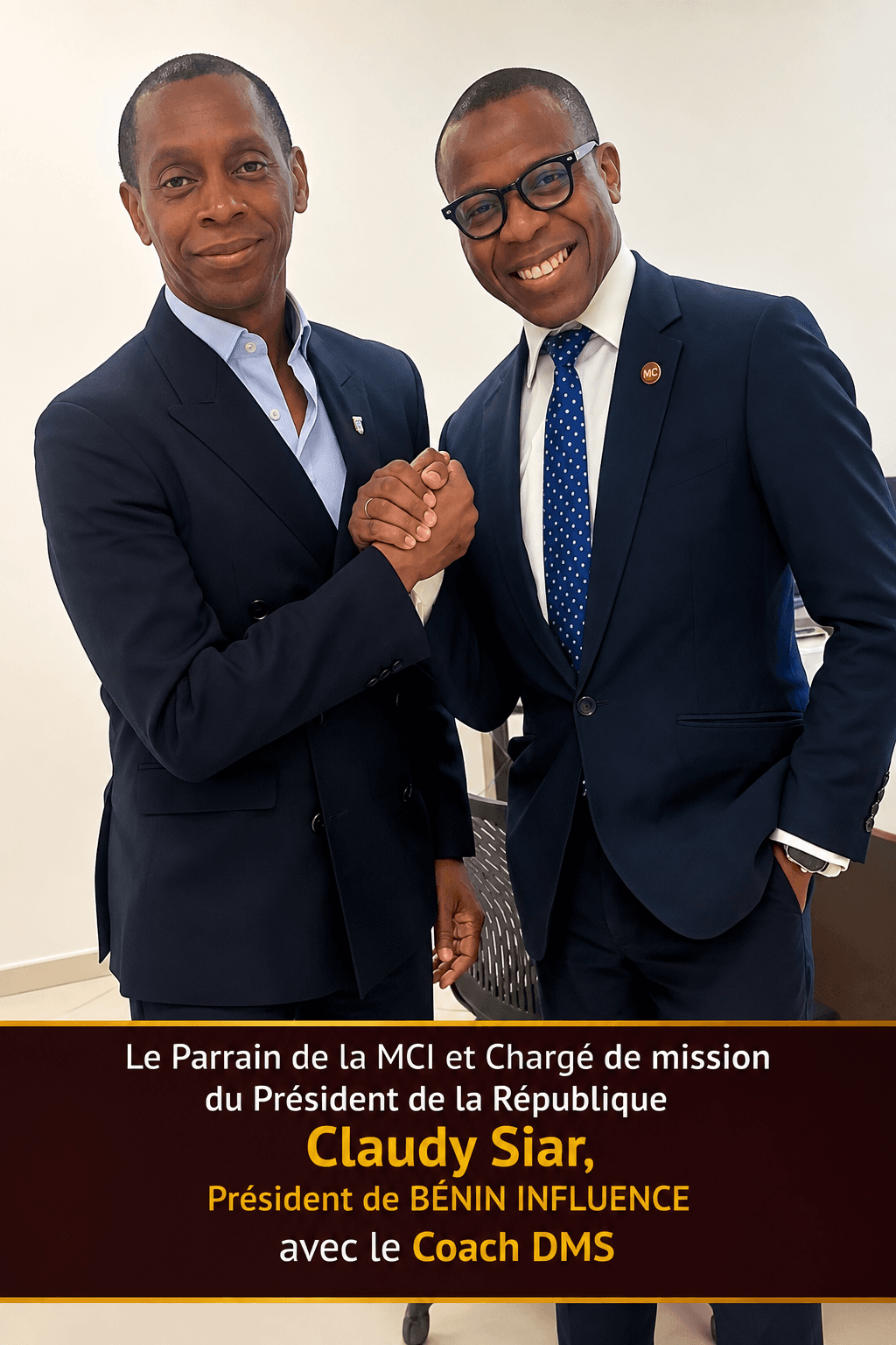 Claudy Siar et le Coach DMS